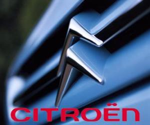 Puzzle Λογότυπο της Citroen, γαλλικά αυτοκίνητα μάρκας